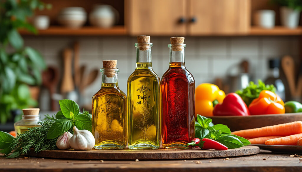 découvrez les huiles artisanales, leurs procédés de fabrication et toutes les façons originales de les intégrer à vos recettes pour sublimer vos plats au quotidien.