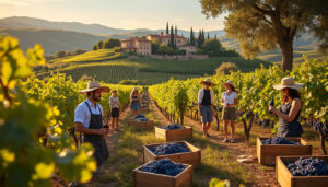partez à la découverte des vendanges en italie : plongez dans les traditions viticoles, participez aux récoltes de raisins et profitez d’un tourisme authentique au cœur des régions viticoles italiennes.