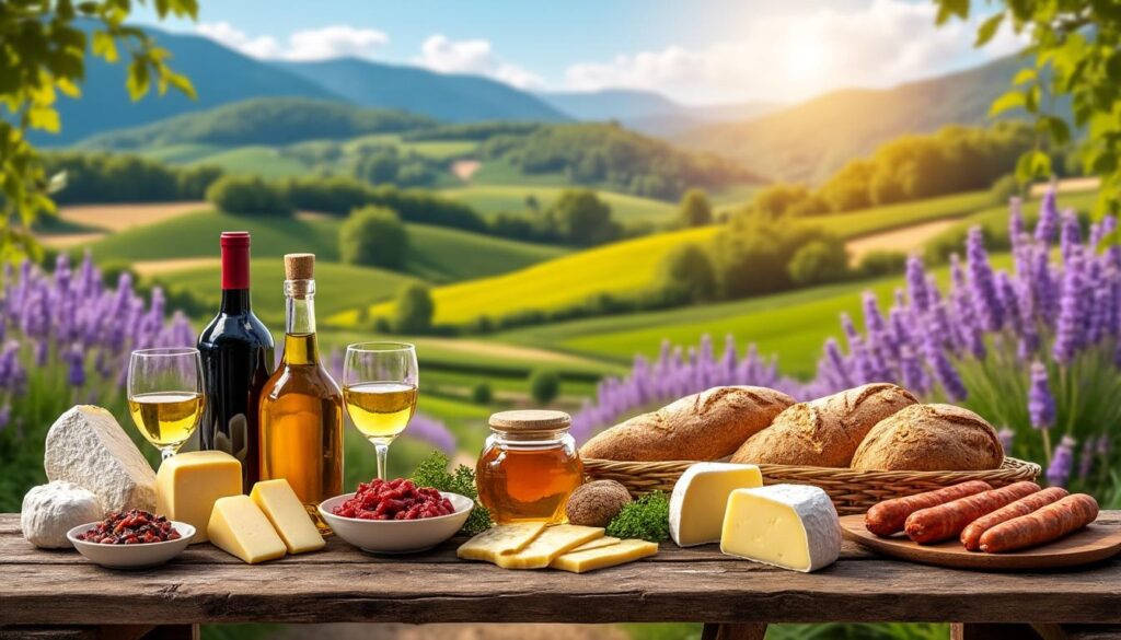 découvrez les produits fermiers emblématiques de chaque région française : fromages, charcuteries, vins et spécialités locales. un voyage gourmand à travers les terroirs de france.