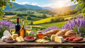 découvrez les produits fermiers emblématiques de chaque région française : fromages, charcuteries, vins et spécialités locales. un voyage gourmand à travers les terroirs de france.