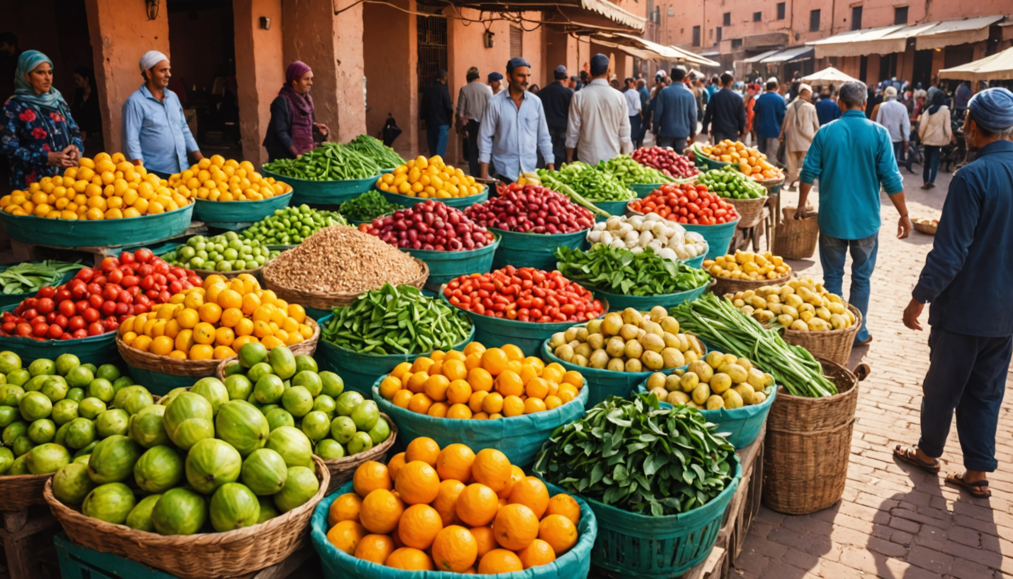 découvrez l'agriculture locale de marrakech à travers ses marchés paysans et ses circuits courts, favorisant des produits frais, locaux et durables pour soutenir les producteurs régionaux.