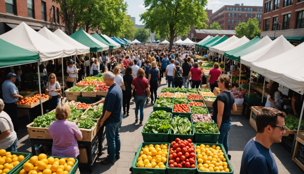 découvrez les meilleurs marchés fermiers et les balades à proximité à travers les états-unis pour une expérience authentique et locale.