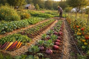 découvrez comment cultiver des légumes anciens en utilisant des techniques naturelles et des rotations de cultures pour une exploitation agricole diversifiée et durable.