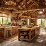 découvrez comment rénover une ferme ancienne en conservant son charme avec une grange aménagée, des poutres restaurées et une cuisine campagnarde authentique pour un intérieur chaleureux et traditionnel.